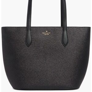 Kate spade glimmer leather tote bag NWT